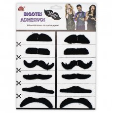 Set Bigotes Adhesivos Adulto